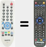 Replacement remote control for JXPLA (0600123806)