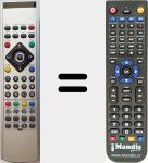 Replacement remote control for HOF07E510GPD5