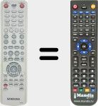 Replacement remote control for AK5900023M