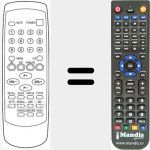 Replacement remote control for RC353D
