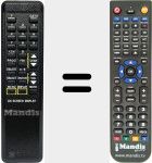 Replacement remote control for JERROLD001