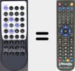 Replacement remote control for Mediadisk 250Go