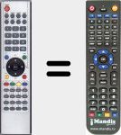 Replacement remote control for Hemera (S2601T)