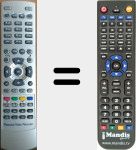 Replacement remote control for RELOOK400S