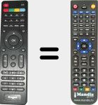 Replacement remote control for RT0101HD