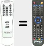 Replacement remote control for MX009