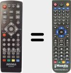 Replacement remote control for S5500HD