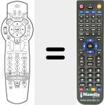 Replacement remote control for REMCON289