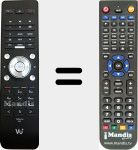 Replacement remote control for DUO2