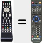 Replacement remote control for 504C2608103