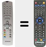 Replacement remote control for VS30029002