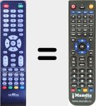 Replacement remote control for NLD-3210