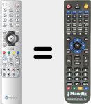 Replacement remote control for 2253-519