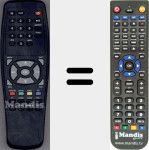 Replacement remote control for Showtime001