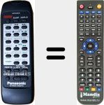 Replacement remote control for EUR643826