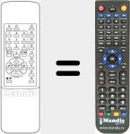 Replacement remote control for RK100