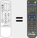 Replacement remote control for R35F22