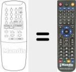 Replacement remote control for PDMQ 14S3