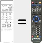 Replacement remote control for 55 TLC