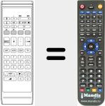 Replacement remote control for IRN 3