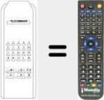 Replacement remote control for 51 SERIES