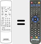 Replacement remote control for 97PIR3BD11