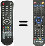 Replacement remote control for BT-0453A