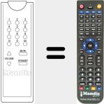 Replacement remote control for C14R08