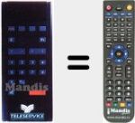 Replacement remote control for CABLE TV