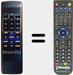 Replacement remote control for NRF-600