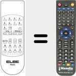 Replacement remote control for RM3