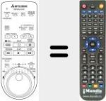 Replacement remote control for RM M34-42401