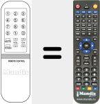 Replacement remote control for SW-1000