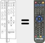 Replacement remote control for TL 400