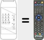 Replacement remote control for TP 862