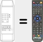 Replacement remote control for IR 20