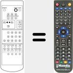 Replacement remote control for UKV 620
