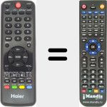 Replacement remote control for HTR-D09 (098GRABD3NEH)