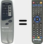 Replacement remote control for MX007