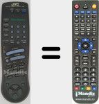 Replacement remote control for RM-C722