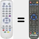 Replacement remote control for MB 105