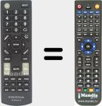 Replacement remote control for NS-RC4NA-16