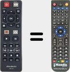 Replacement remote control for RM-NG