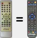 Replacement remote control for JX-2002
