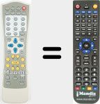 Replacement remote control for KF-3000