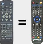 Replacement remote control for SUPERSOUND II