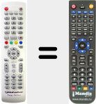 Replacement remote control for REMCON246