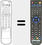 Replacement remote control for REMCON908