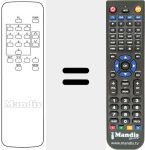 Replacement remote control for REMCON1059