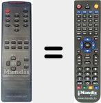 Replacement remote control for REMCON453